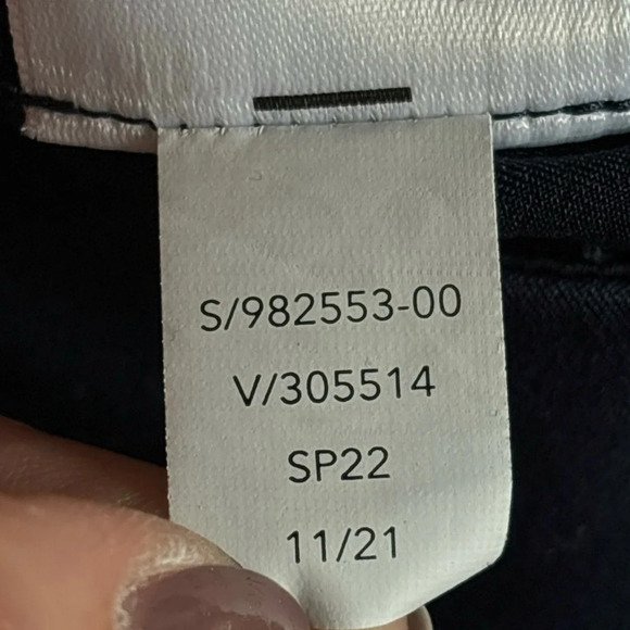 Athleta Navy Blue Brooklyn Ankle Camo Pant Size 8 - Picture 9 of 12